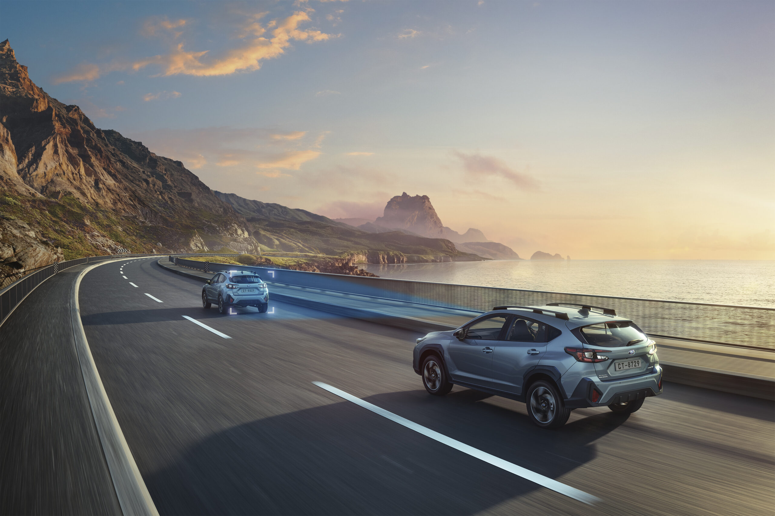 The Crosstrek comes with the state-of-the-art Subary EyeSight system